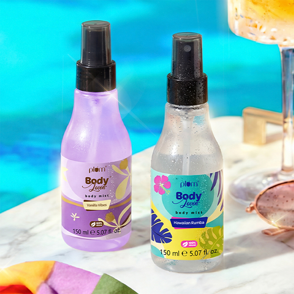 Vanilla & Beachy Vibes Body Mist Duo by BodyLovin'