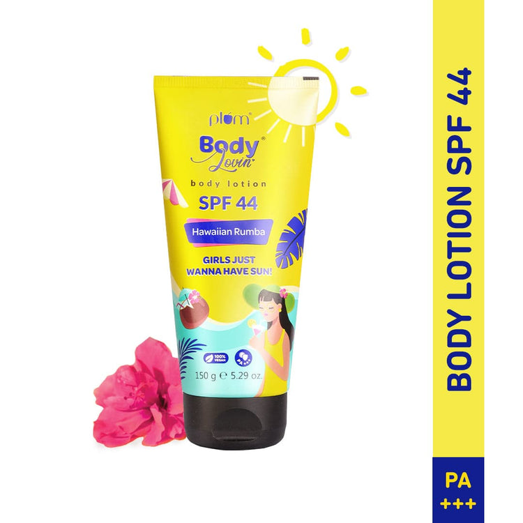 Plum BodyLovin' Hawaiian Rumba Body Lotion SPF 44 PA+++ | Sunscreen for Body