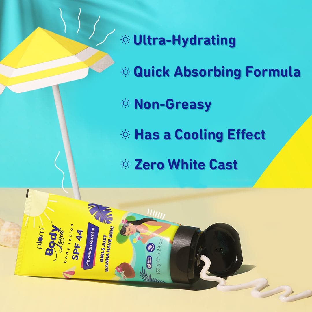 Buy Hawaiian Rumba Face Sunscreen & Body Lotion SPF 44 Plum Goodness