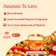 Plum BodyLovin' Caramel Popcorn & Chill Gift Kit | Body Wash | Hand Cream | Scented Candle | Gift Set