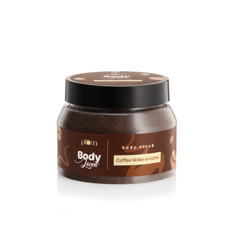 Coffee Wake-a-ccino Body Scrub by Plum BodyLovin'