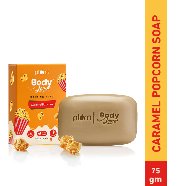 Caramel Popcorn Bathing Soap by Plum BodyLovin'
