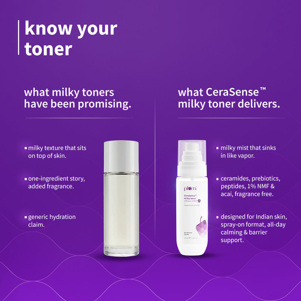 CeraSense™ Milky Toner with Ceramides & Peptides – Plum