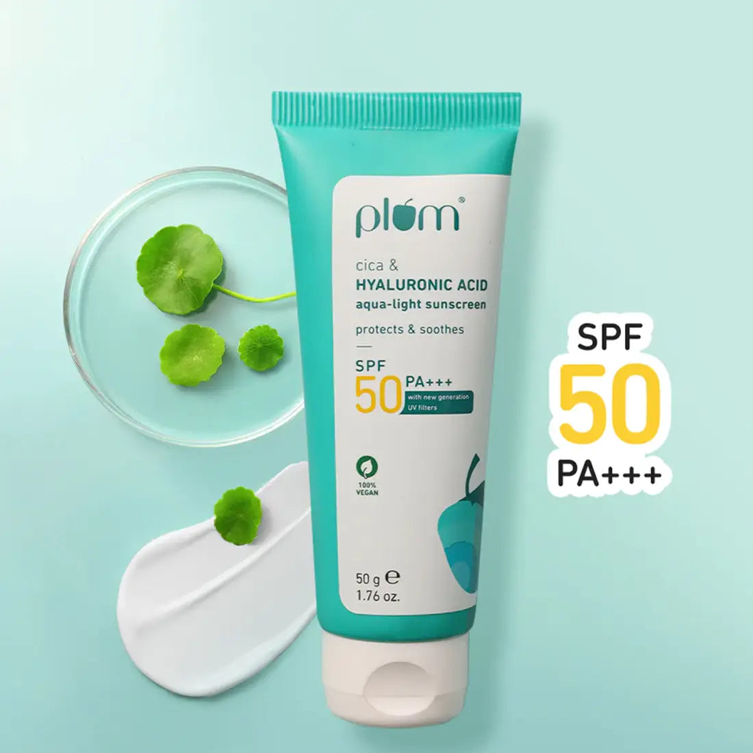 Cica & Hyaluronic Acid SPF 50  Sunscreen