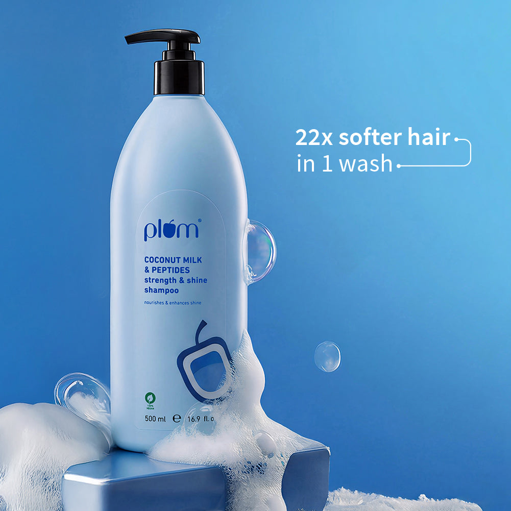 Coconut Milk & Peptides Shampoo For Soft & Shiny Hair