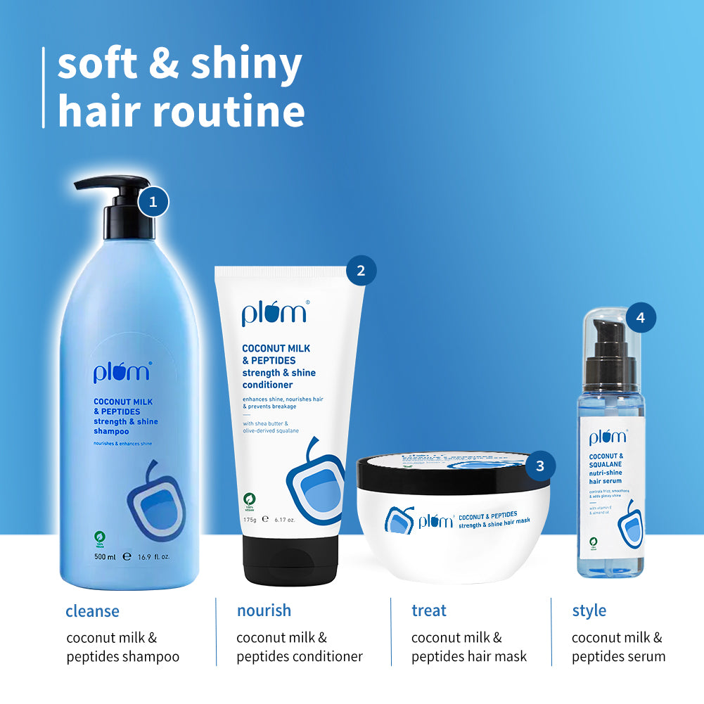 Coconut Milk & Peptides Shampoo For Soft & Shiny Hair