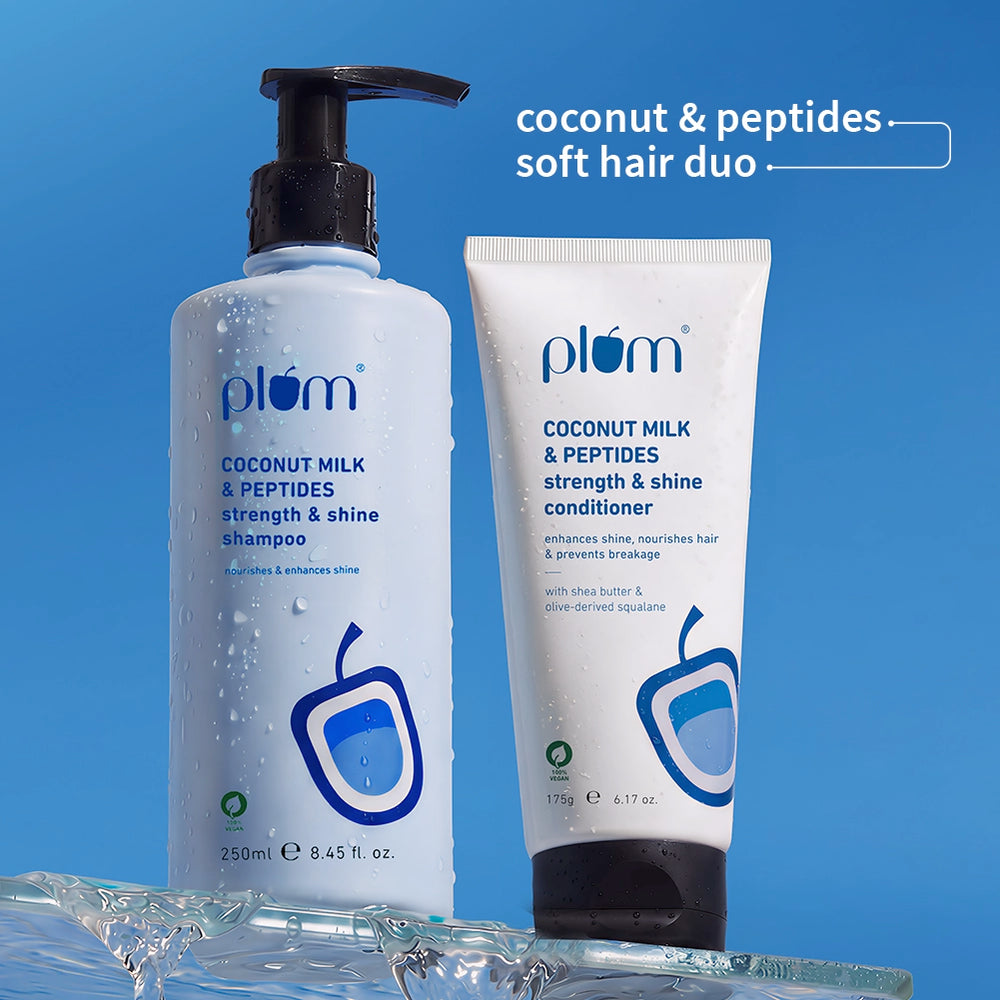 Coconut & Peptides Soft Hair Duo| Shampoo, Conditioner