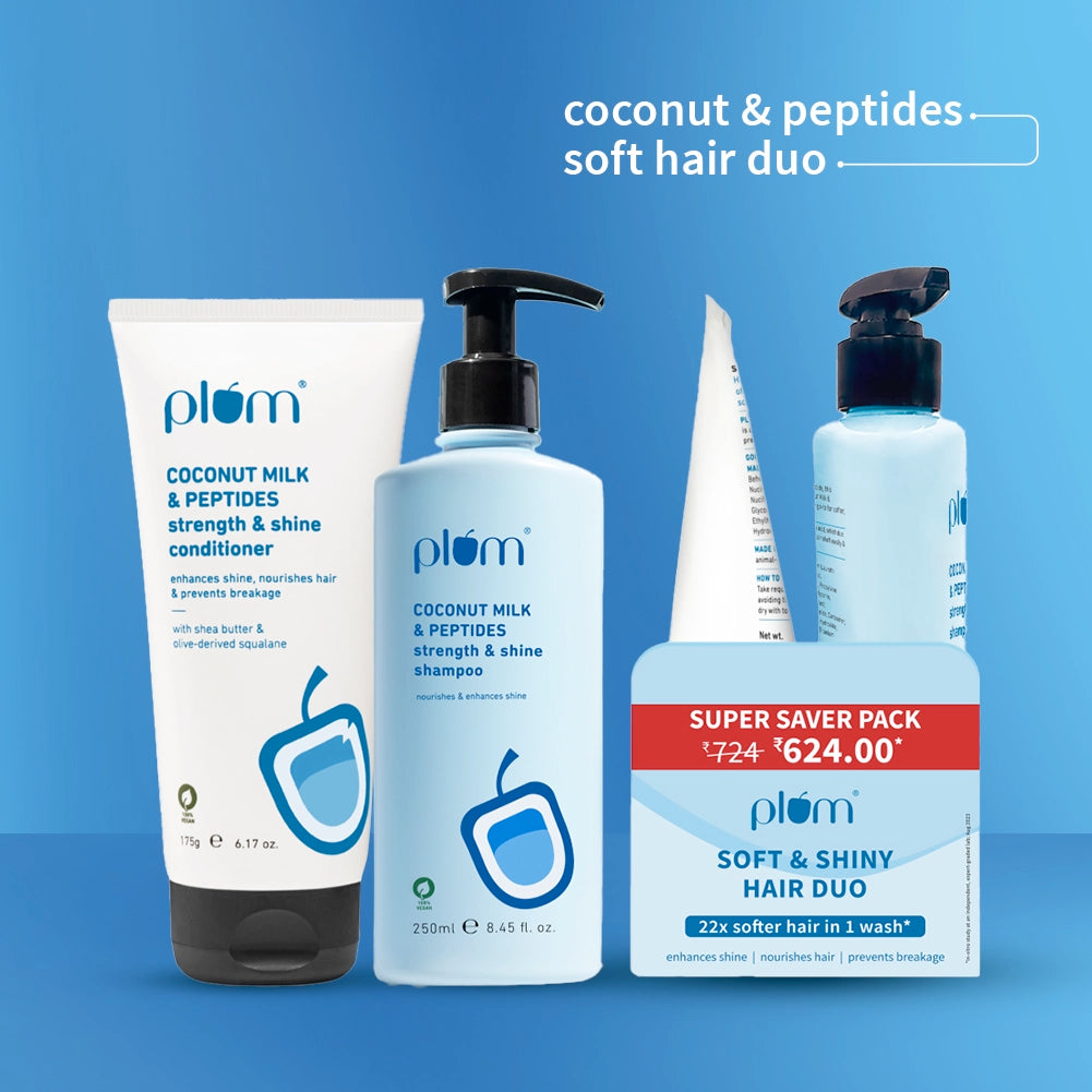 Coconut & Peptides Soft Hair Duo | Shampoo + Conditioner