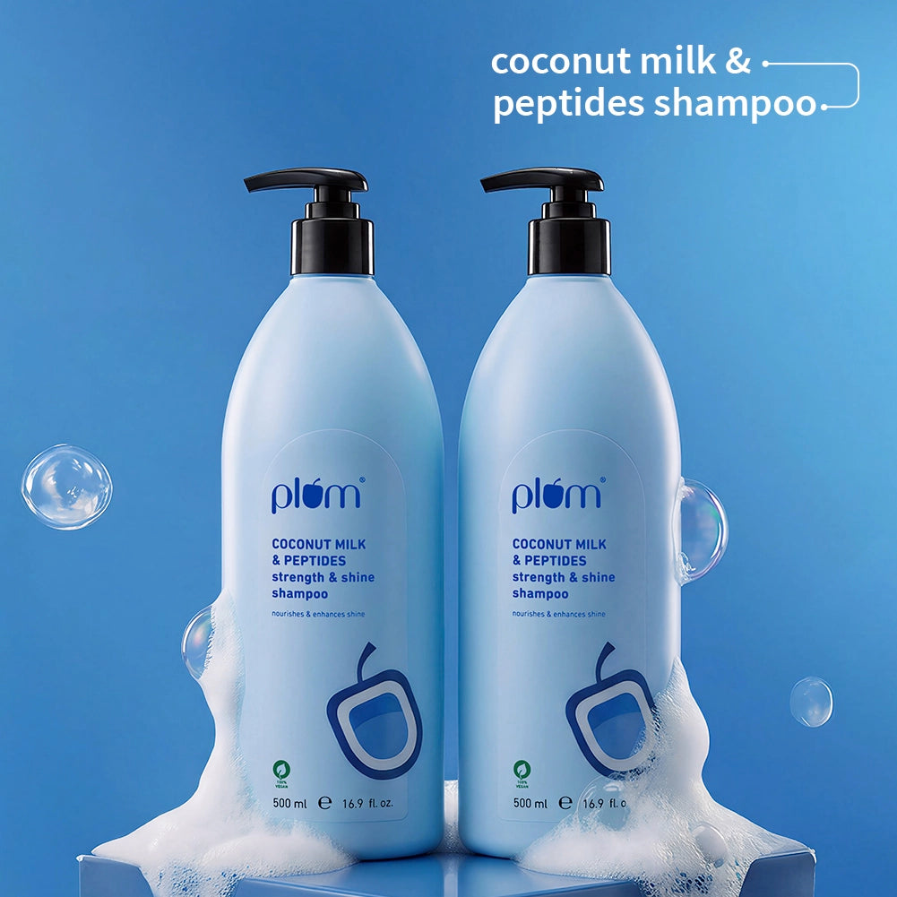 Coconut Milk & Peptides Shampoo For Soft & Shiny Hair