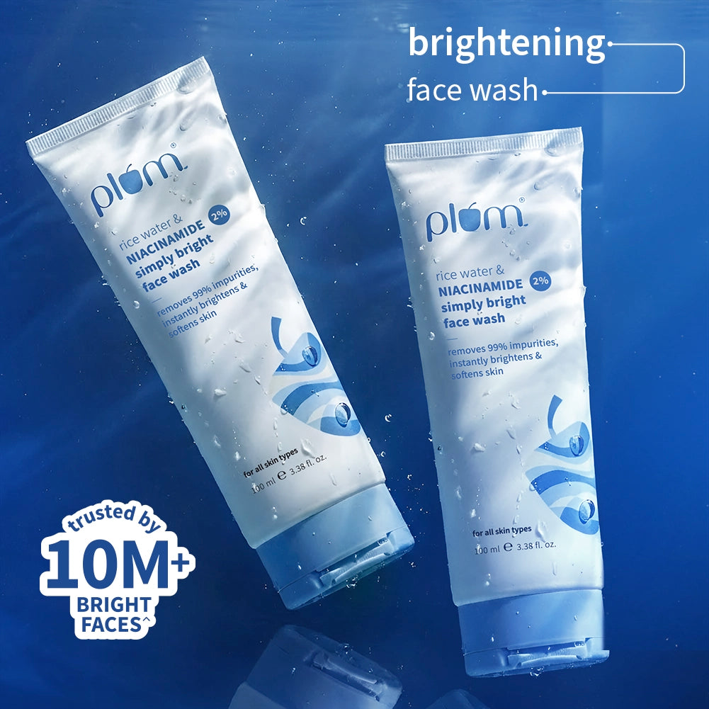 2% Niacinamide & Rice Water Face Wash For Clear & Bright Skin