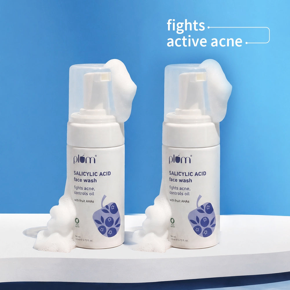 1% Encapsulated Salicylic Acid Foaming Face Wash For Acne-Prone Skin