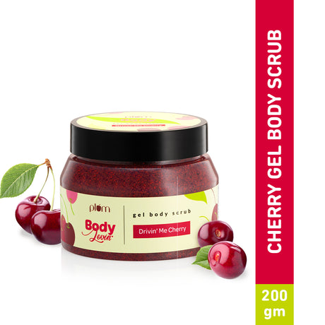 Drivin' Me Cherry Gel Body Scrub by Plum BodyLovin'