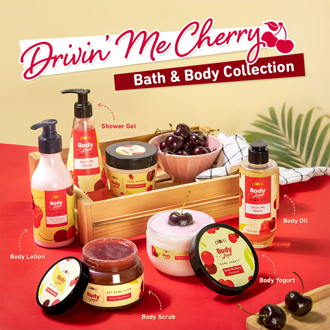 Drivin' Me Cherry Gel Body Scrub by Plum BodyLovin'