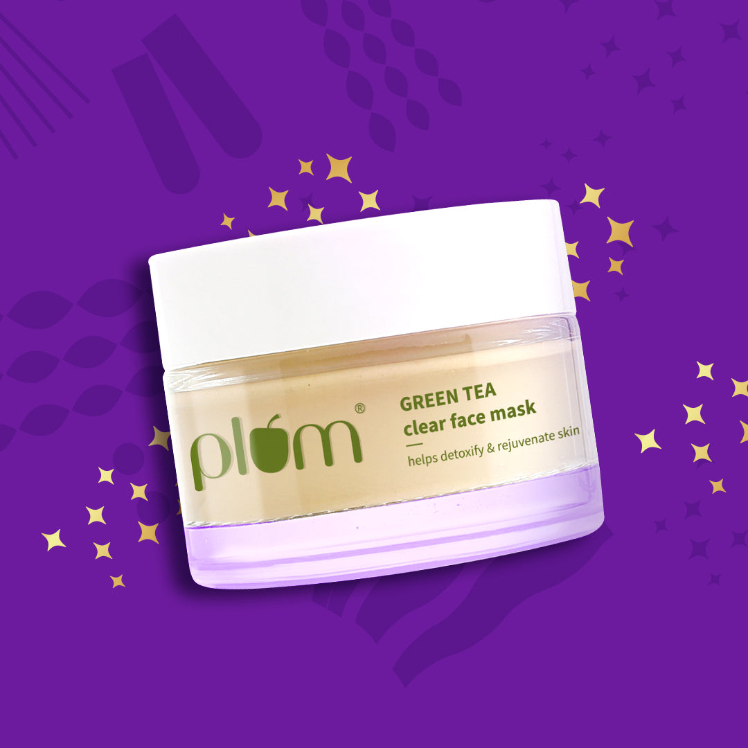 🎁 Green Tea Clear Face Mask For Oily & Acne-Prone Skin
