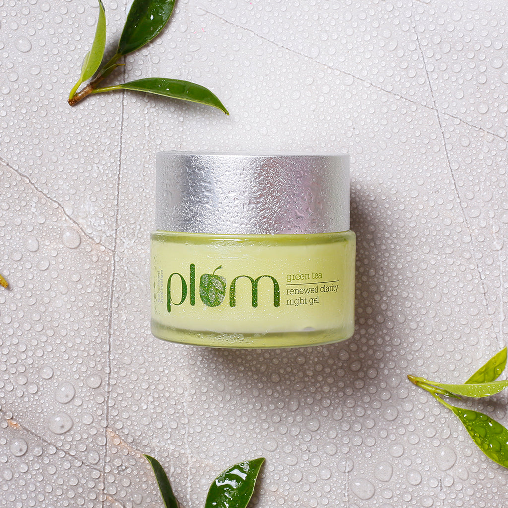 Buy Best Plum Green Tea Night Gel Online Plum Goodness