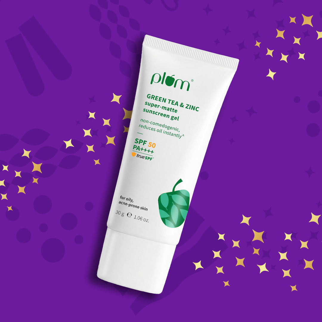 🎁 Green Tea & Zinc Super-Matte SPF 50 Sunscreen Gel