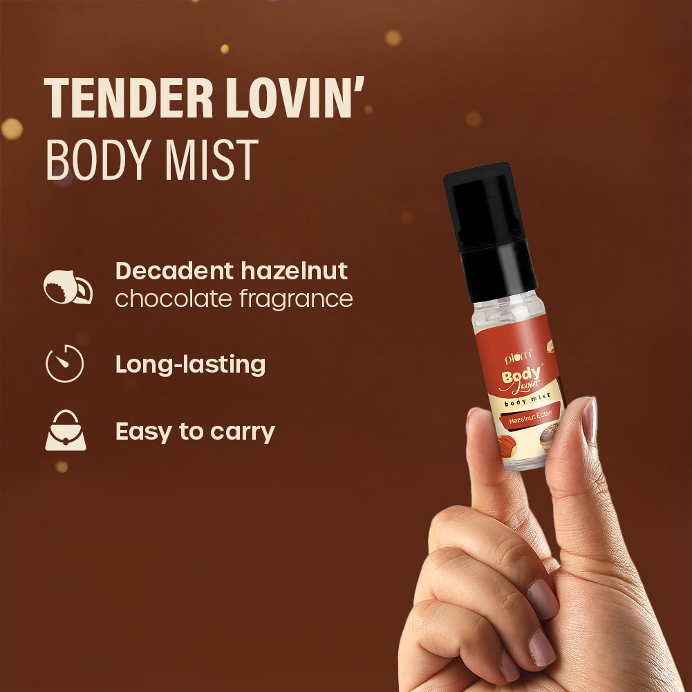 Tender Lovin' Eclair Trio by BodyLovin' | Body wash | Body Mist | Body Lotion | Travel-size