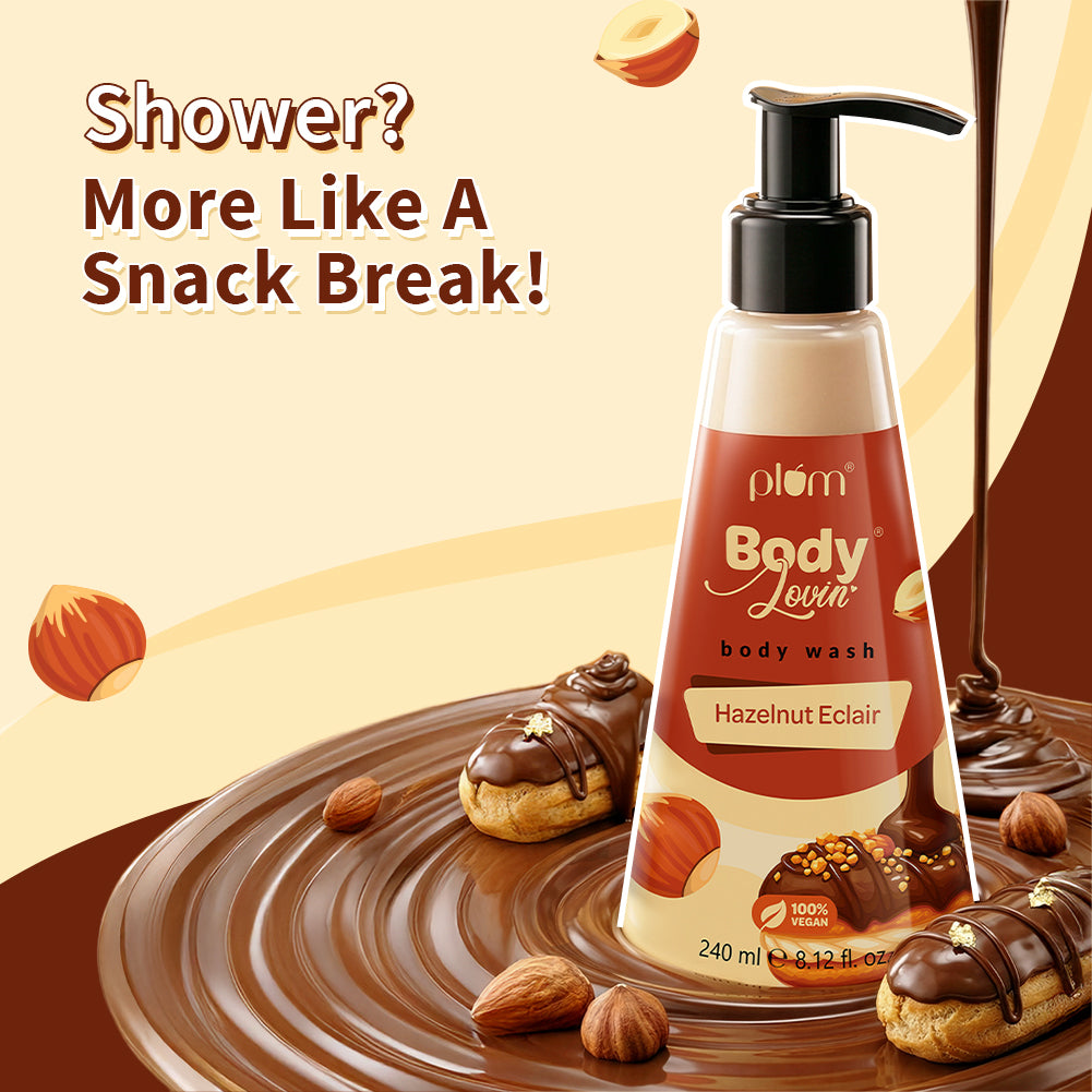 Hazelnut Eclair Body Wash by Plum BodyLovin'