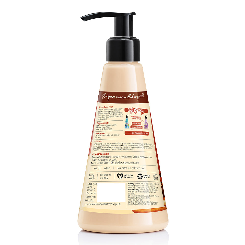 Hazelnut Eclair Body Wash by Plum BodyLovin'