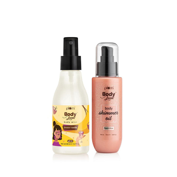 Plum BodyLovin' Glam Ready Perfume & Body Shimmer Oil Duo