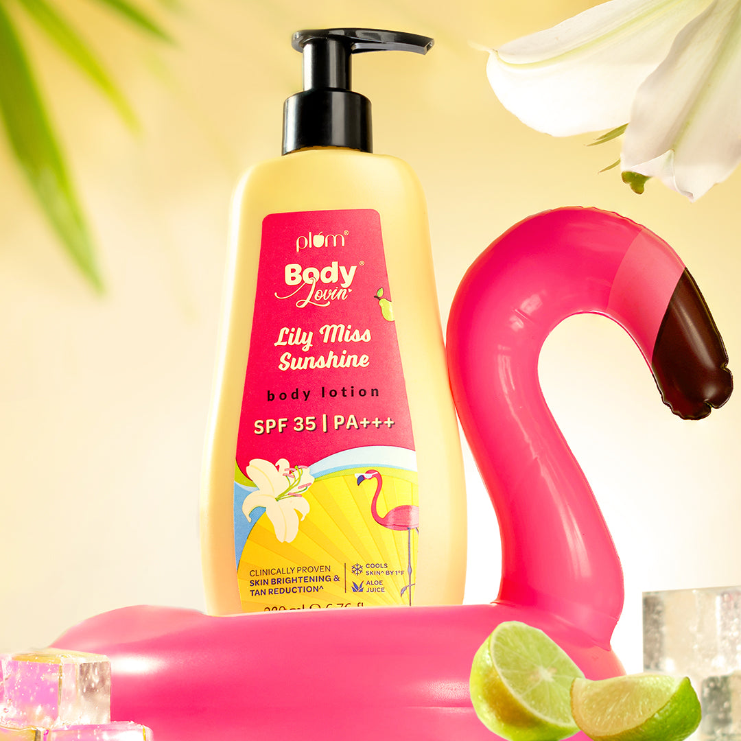 Lily Miss Sunshine Body Lotion SPF 35 PA+++ by Plum BodyLovin'