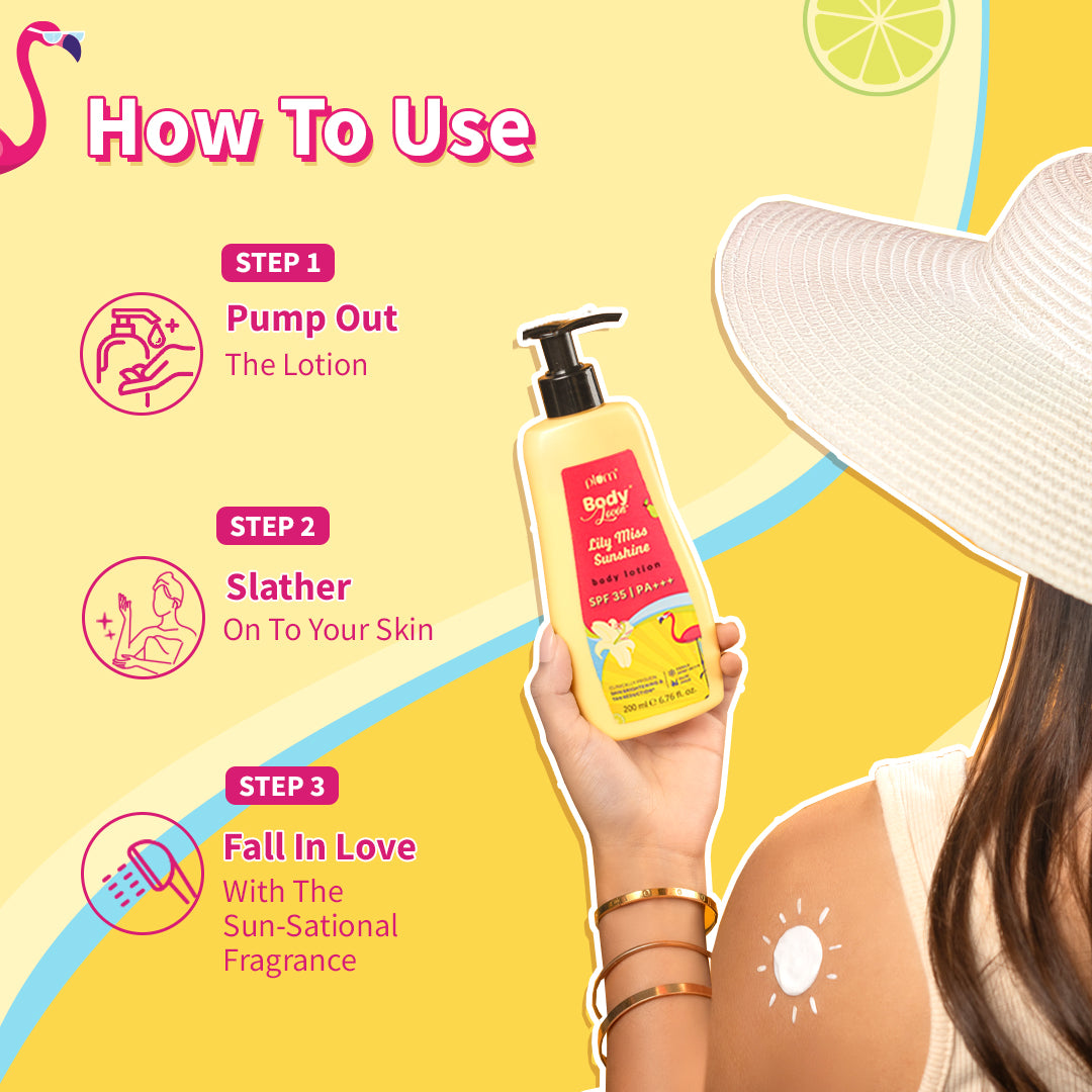 Lily Miss Sunshine Sunscreen Body Lotion SPF 35 PA+++ by BodyLovin'