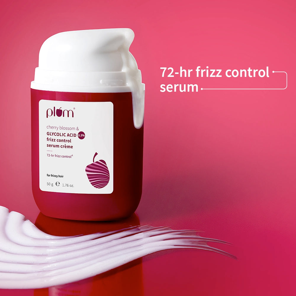 0.3% Glycolic Acid & Cherry Blossom Frizz Control Serum Creme image 1