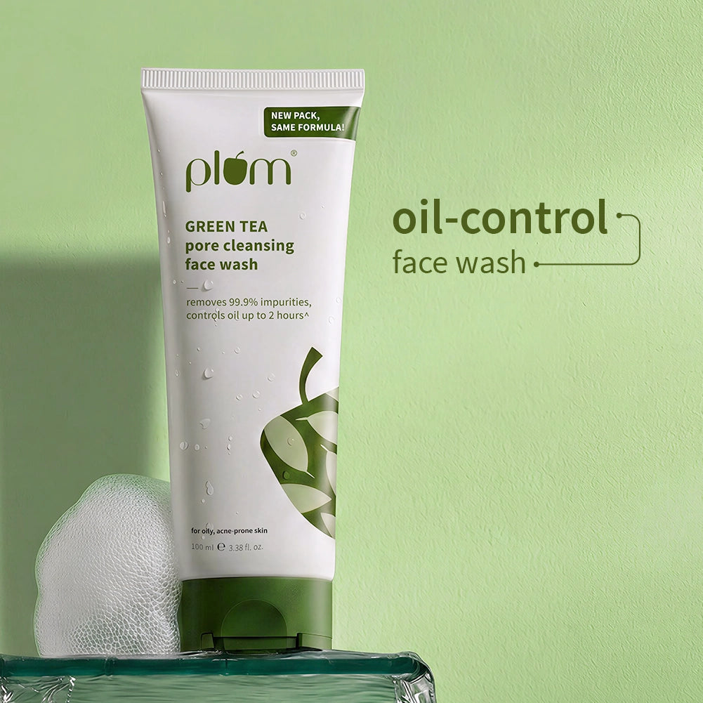 Green Tea Pore Cleansing Face Wash For Oily & Acne-Prone Skin