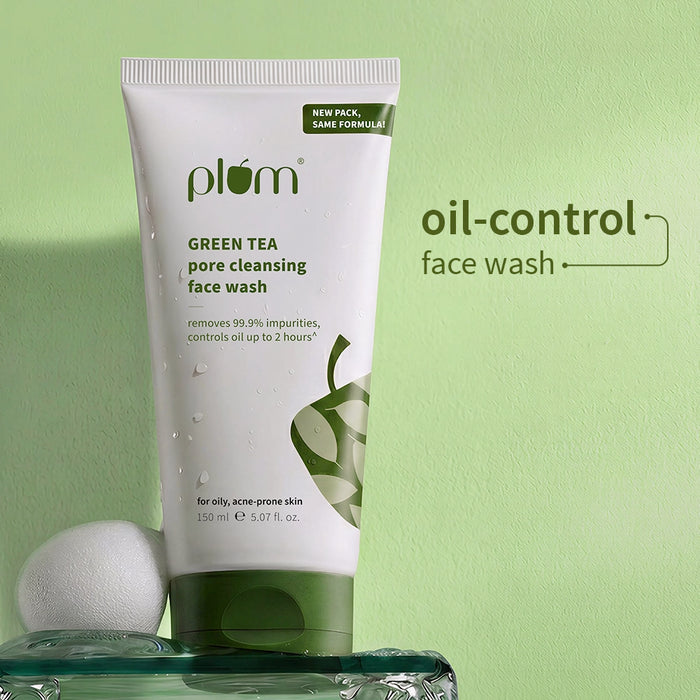 Green Tea Pore Cleansing Face Wash For Oily & Acne-Prone Skin