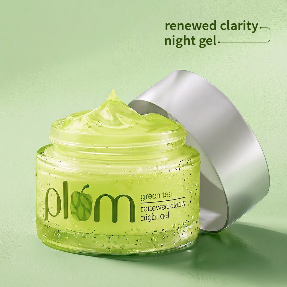 Green Tea Renewed Clarity Night Gel For Oily & Acne-Prone Skin - 50 ml
