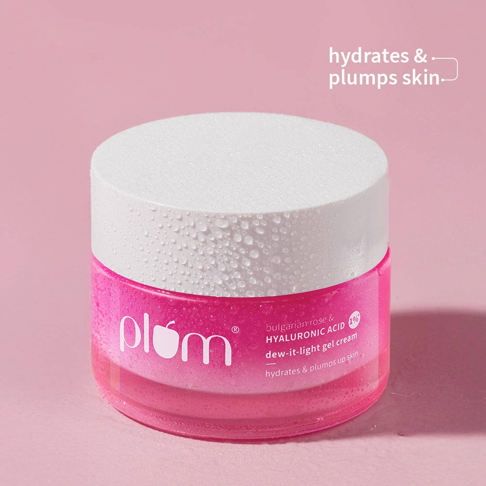 Plum Bulgarian Rose and 1% Hyaluronic Acid Cream For Dry Skin