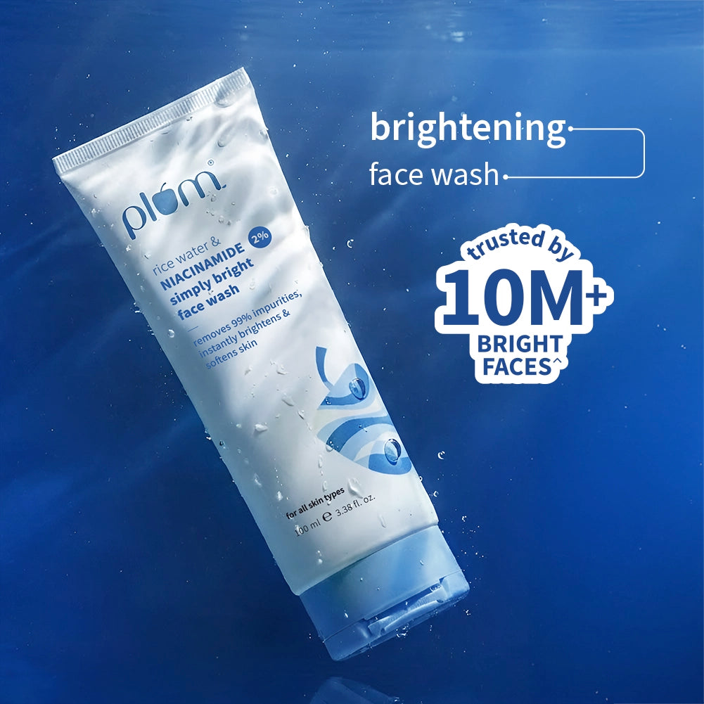 2% Niacinamide & Rice Water Face Wash For Clear & Bright Skin