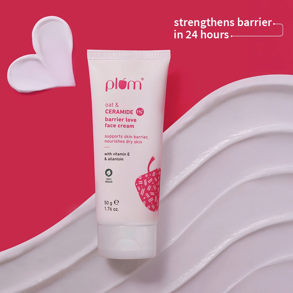 Oat & 1% Ceramide Face Cream For Dry Skin