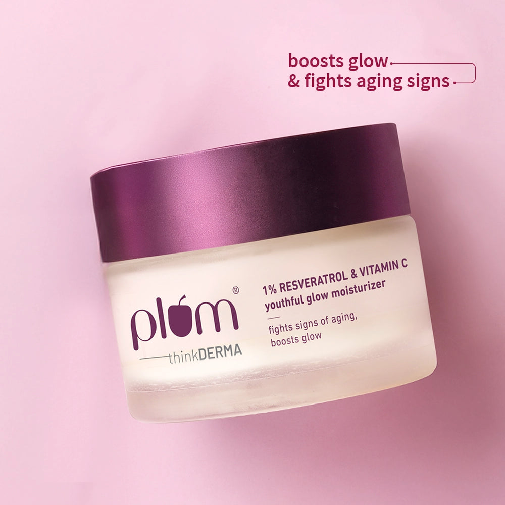1% Resveratrol & Vitamin C Youthful Glow Moisturizer image 1