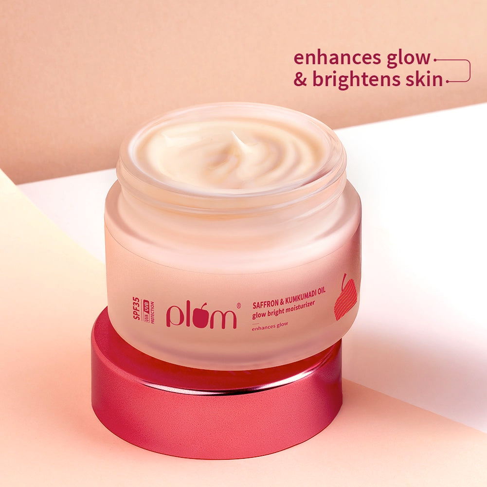 Saffron & Kumkumadi Oil Glow Bright Moisturizer with SPF 35