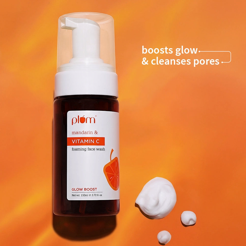 Mandarin & Vitamin C Foaming Face Wash For Glowing Skin