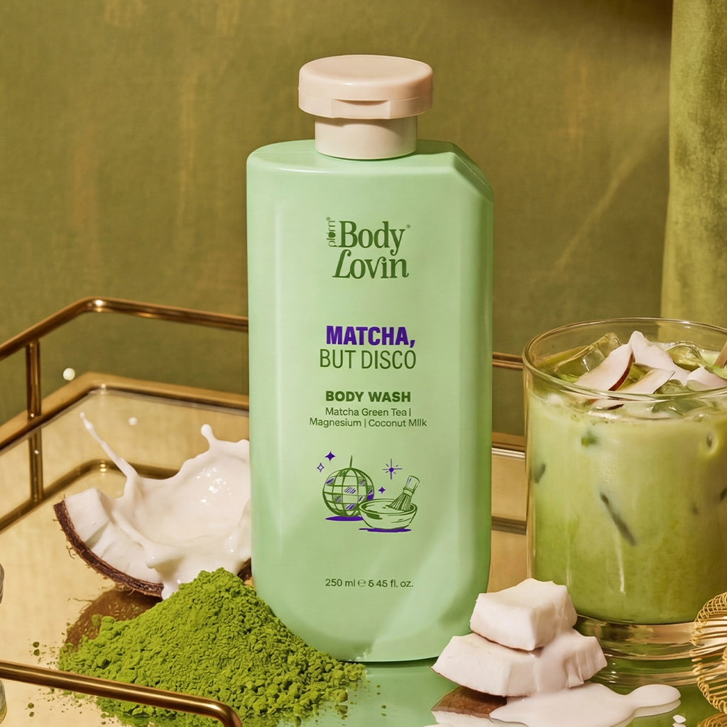 Matcha But Disco Body Wash | Matcha Green Tea & Coconut Milk | Plum ...