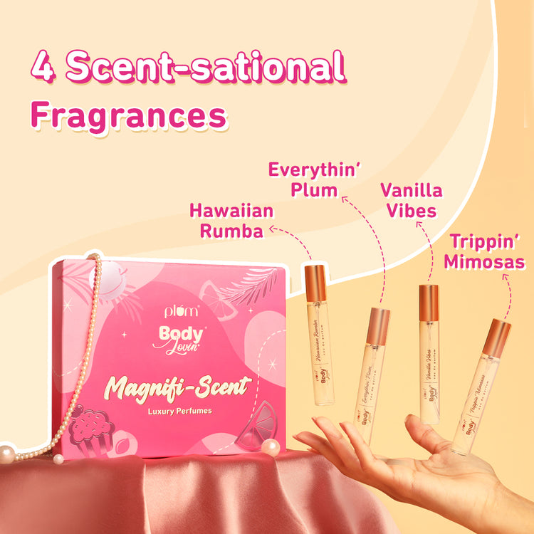 Magnifi-Scent Luxury Perfumes Gift Set by Plum BodyLovin'