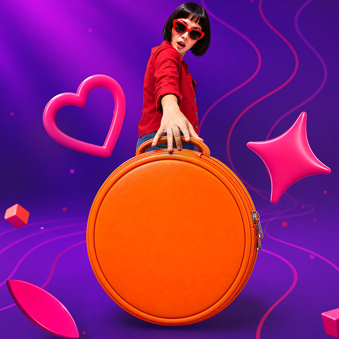 🎁 Plum orange you glad pouch