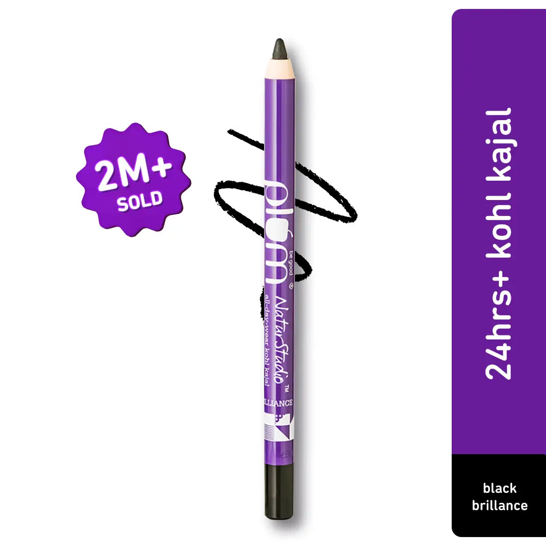 Plum Naturstudio All- Day- Wear Kohl Kajal Black Brilliance