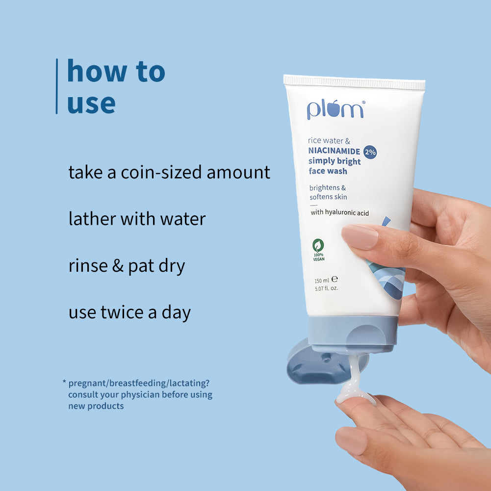2% Niacinamide & Rice Water Face Wash