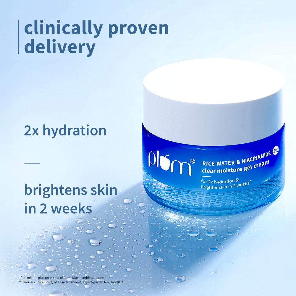 2% Niacinamide & Rice Water Brightening Gel Moisturizer