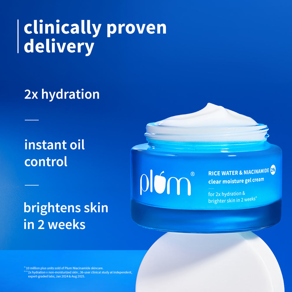 2% Niacinamide & Rice Water Brightening Gel Moisturizer