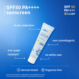 Plum Niacinamide Skincare Trio Kit | Face Wash | Moisturizer | Sunscreen | Travel-Size