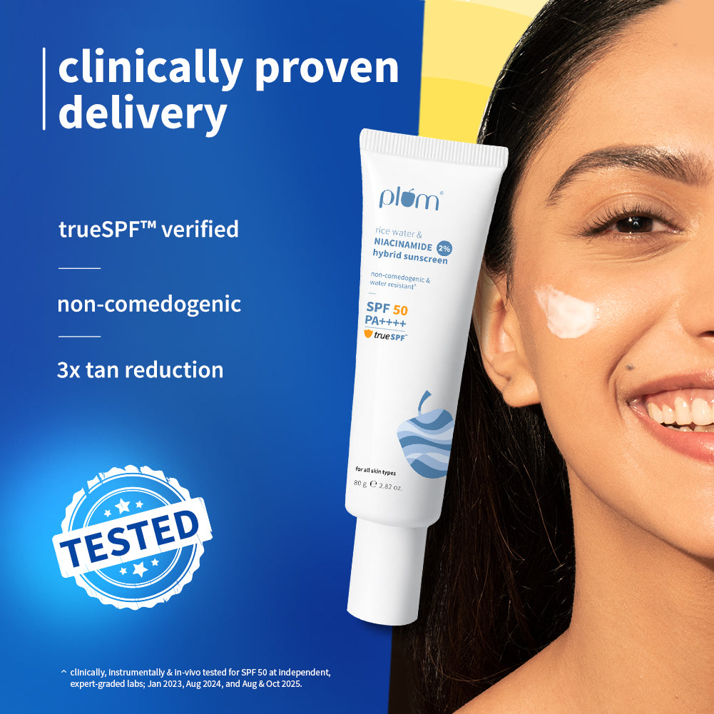 2% Niacinamide & Rice Water SPF 50 PA++++ Hybrid Sunscreen