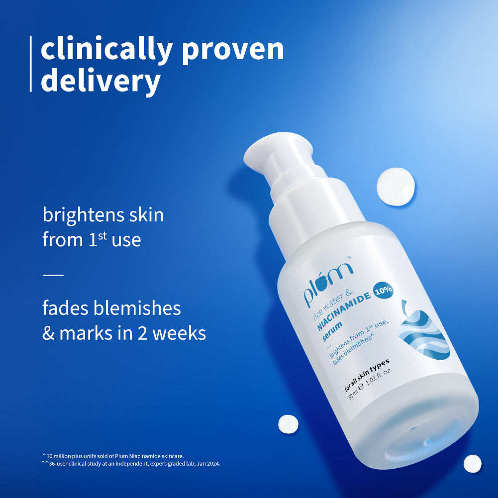 10% Niacinamide & Rice Water Brightening Face Serum