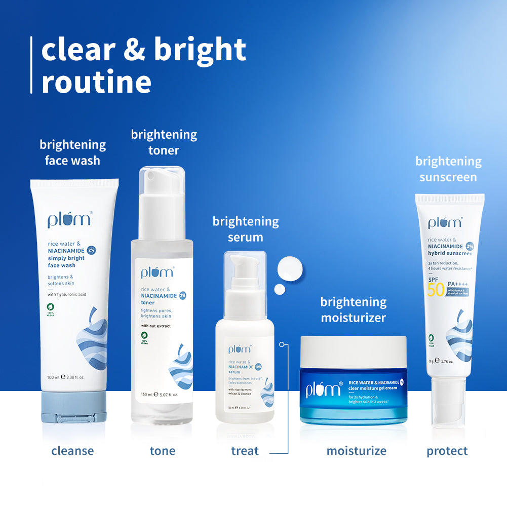 10% Niacinamide & Rice Water Brightening Face Serum