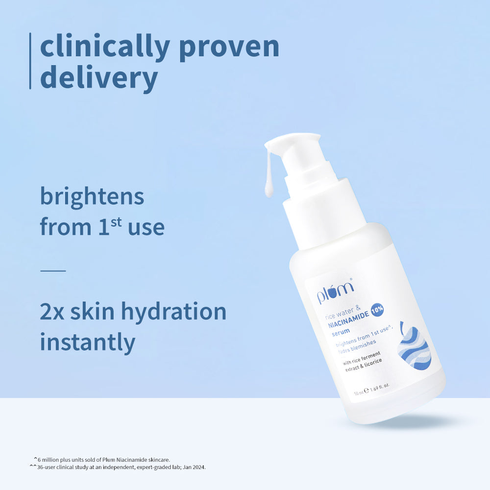 10% Niacinamide Face Serum with Rice Water (50 ml) - Pack of 2 image 3