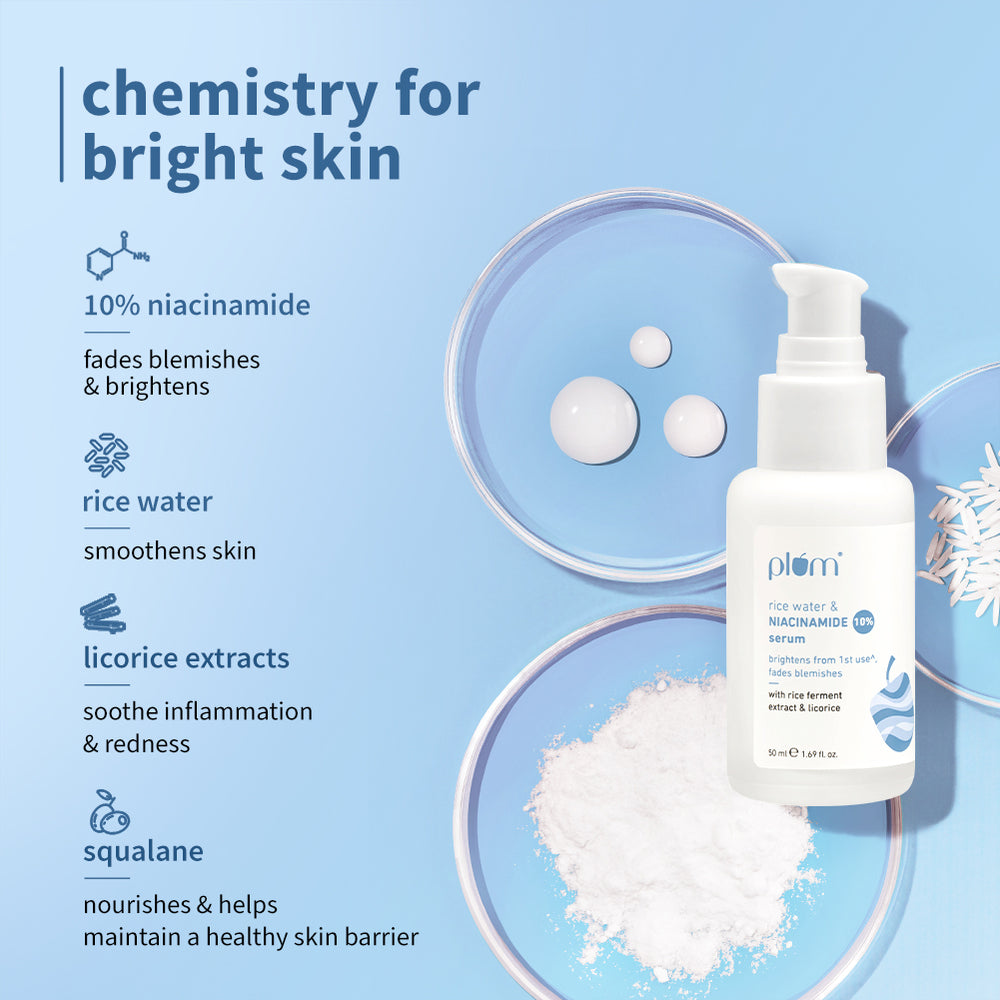10% Niacinamide Face Serum with Rice Water (50 ml) - Pack of 2 image 5