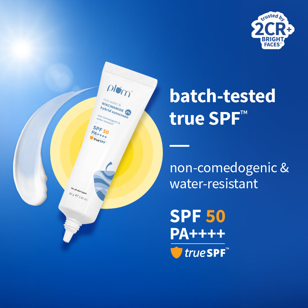 2% Niacinamide & Rice Water SPF 50 PA++++ Hybrid Sunscreen